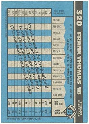 1990 Bowman 320 Frank Thomas Mint Baseball MLB RC Rackie White Sox