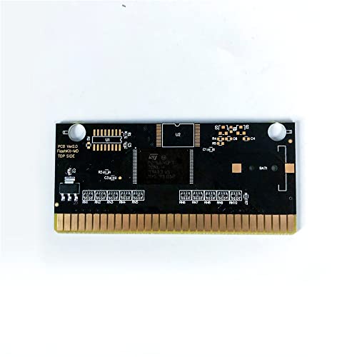 Aditi Hellfire - USA Label Flashkit MD Electraless Gold PCB картичка за конзола за видео игри Mega Genesis Megadrive Megadrive