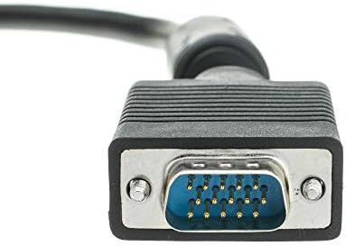CableWholesale VGA Extension Cable SVGA машки до женски HD15 машки до HD15 женски двоен заштитен монитор Видео коаксијален кабел