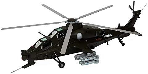 Комплети за пластични модели на хеликоптер T-Toy, 1/72 скала WZ-10 Thunderbolt модел на хеликоптер, играчки за возрасни и подароци, 8,8 x 7.1inch