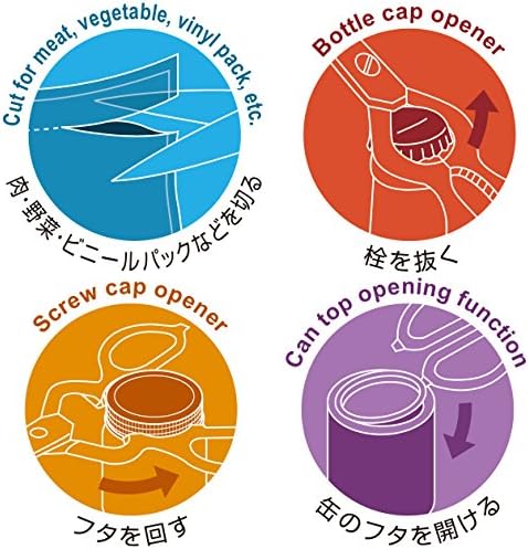 Јапонски Нерѓосувачки Челик Кујна Ножици Завртка Запре Злато