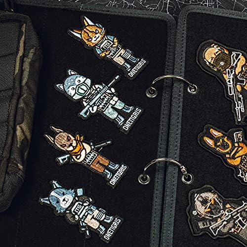 Onetigris K9 Patch Dog Морал за лепенка за лепенка за граница за лепење на јака од елек