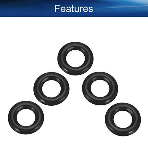 Беттомшин 10 парчиња нитрилна гума О-прстени, 7,9мм ОД 4,3мм ID 1,8 мм ширина, метричка буна-нитрил запечатување за запечатување за мијалник