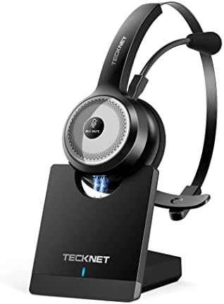 Слушалките за безжичен Bluetooth 5.0 со микрофон, откажување на бучава од 40ч на ВИ на слушалките за уво со база за полнење