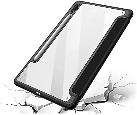 Случај за фолио Сахараказа за Samsung Galaxy Tab S8 [Шокпроизводен браник] со груб заштита од антислип преклопен удар