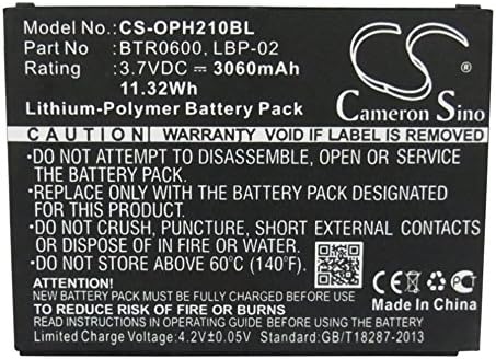 3060mah Батерија за Opticon H22, H21 1D, BTR0600 02-Batlion-21 LBP-02