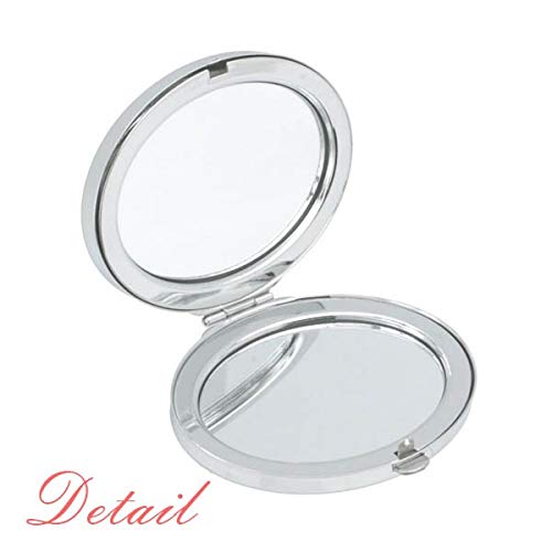 Симбол на тастатурата Ctrl v Art Deco Подарок моден огледало преносен преклопен шминка со двојни странични очила