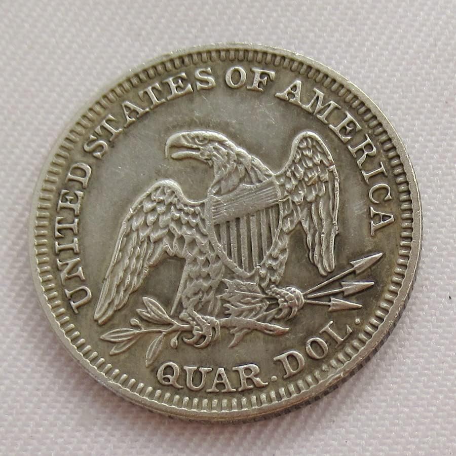Сад 25 Цент Знаме 1844 Сребрена Реплика Комеморативна Монета