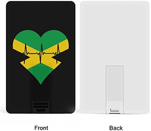 Љубовта Јамајка Чукање На Срцето КРЕДИТНА Картичка USB Флеш Персоналните Меморија Стап Клуч За Складирање Диск 64G