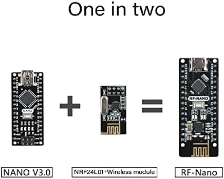 NRF24L01+ 2.4G 5V V3.0 Безжичен CH340 CHIP NANO BOARD MODULE со микро USB порта за Arduino