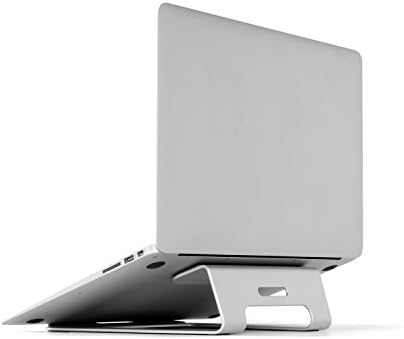 Xtrempro лаптоп штанд со алуминиум вентилиран штанд, преносен држач за MacBook Pro, сите тетратки, сребро