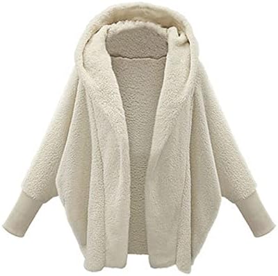 Дами фаукс надворешни јакни со аспиратор со долги ракави термички нејасни со аспираторска обична есен зимска надворешна облека