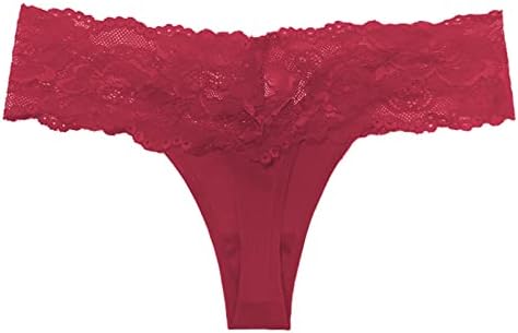 Женски гаќички секси памук женски гаќички розови чипка транспарентни шупливи гаќички за жени плус големина