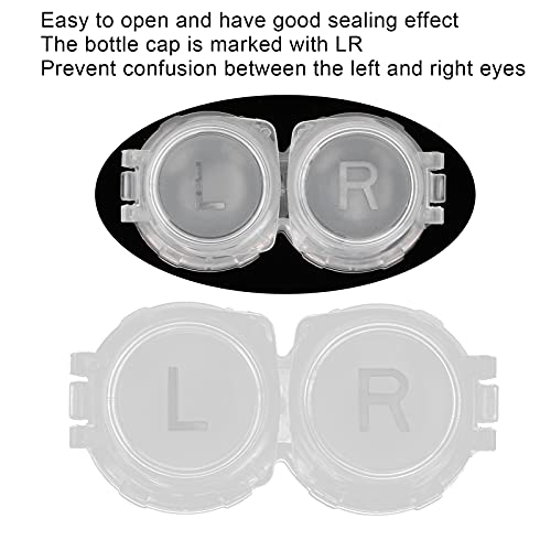 Контакт леќи за леќи Модерен преносен контакт леќа за кутии за кутии за контејнери за контејнери за контакт леќи за натопување за складирање