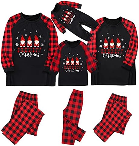 Божиќни пижами за семејни Божиќ пижами pjs облека за спиење облека Божиќни пижами панталони за семеен памук