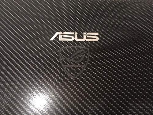 Специјални лаптоп црни јаглеродни влакна винил налепници за кожа за покривање на ASUS G73 G73JW G73JH G73S 17,3-инчи