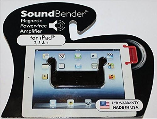 Soundbender 2.0 Easy -Fit Magnetic Sound Formancer за iPad 2 & iPad 3 & iPad 4 - црна