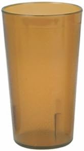 32 мл. Чаша за Пијалоци во ресторан, Чаши Што Се Редат, Комерцијална Пластика Отпорна на Кршење, Комплет од 4-Килибар