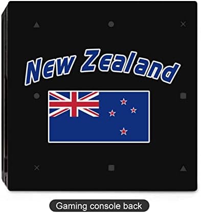 Кожа на налепница на знамето на Нов Зеланд за тенок конзола PS-4 и контролер целосна обвивка за заштитната обвивка на кожата