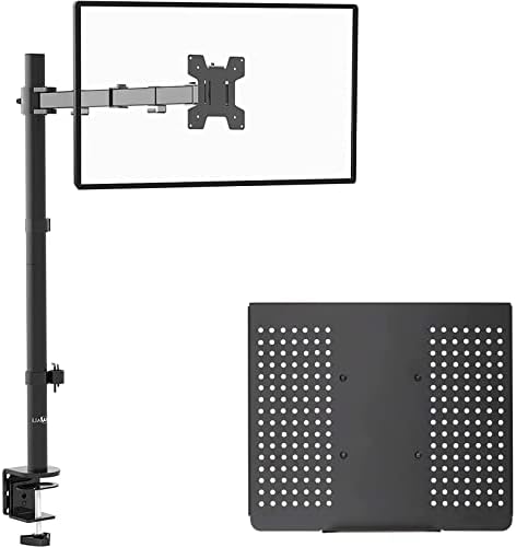 Пакет Вали - 2 артикли: Дополнителен монитор за монитор за монитор и фиока за држач за лаптоп