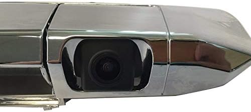 Мастер -опашката Хромирана рачка на задната врата со замена на резервната камера за Toyota Tacoma | IP68 водоотпорен | HD камера | Лесен