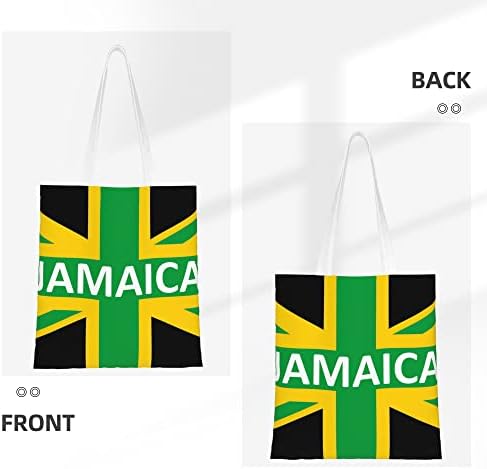 Платно торба за тота за жени Јамајкански кралско знаме тота торбички торбички торбички торбички книги тота