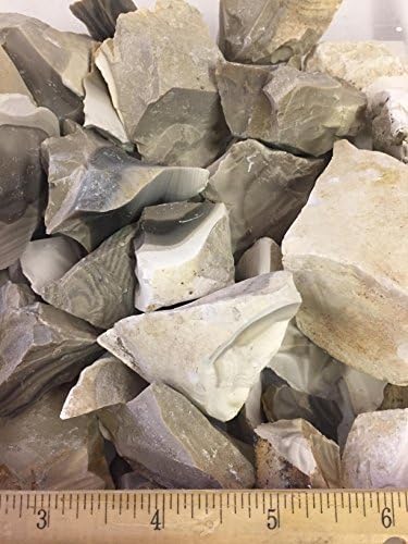 Материјали за хипнотички скапоцени камења: 5 lb најголемиот дел од груби флинт камења од Данска - сурови природни кристали