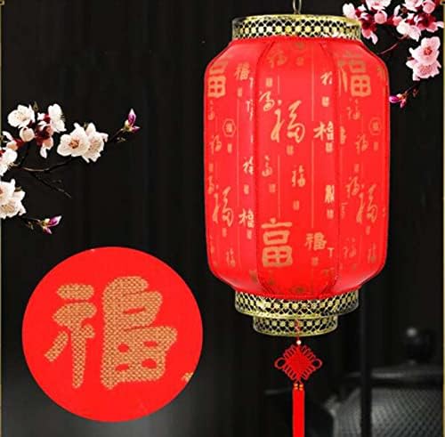 Традиционален Кинески Стил Висечки Фенер, Имитација На Отворено Класичен Фенер Празнична Висечка Декорација, А