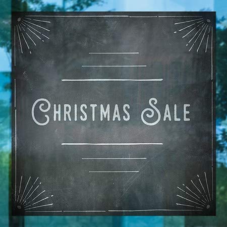 CGSignLab | Божиќ Продажба-Креда Агол Прозорец Се Држат | 5 x5