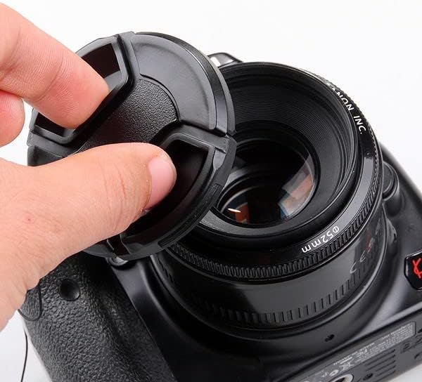 Капакот на капакот на леќата од 72мм со мека крпа за леќи Nikkor Z 24-70mm f/4 S за Z6 Z7 Z 7II Z6 II камера, Camrebel 72mm Cap Cap
