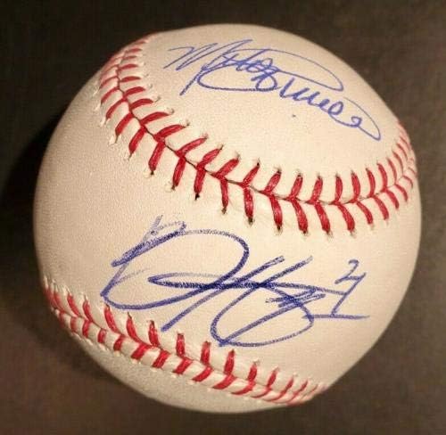 Брис Харпер Мајк Шмит потпиша Омлб Бејзбол ПСА автентичен ЈСА Беве сведоци на ЦОА - Автограмски бејзбол