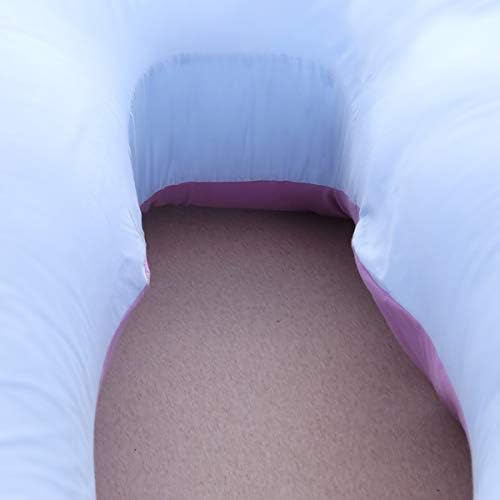 Перница за бременост во живо, целосна перница на телото полиестер u облик на тело перница за тело, што може да се мие со кадифена