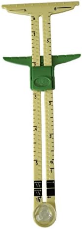 Мерач на мерач на мерење на шиење со 5-во-1 мерач со мерење на владетелот за мерач на мерач на бесплатен цвест