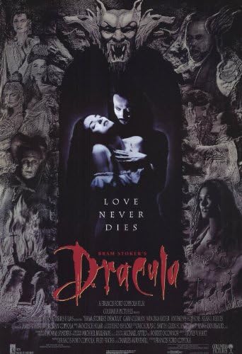 Наклон на големо постери Брам Стокер Дракула 11 x 17 филмски постер - стил А