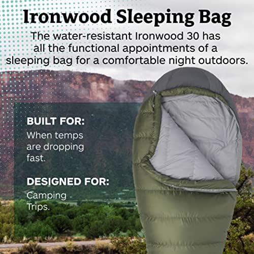 Marmot Ironwood 30 степени надолу лесна торба за спиење