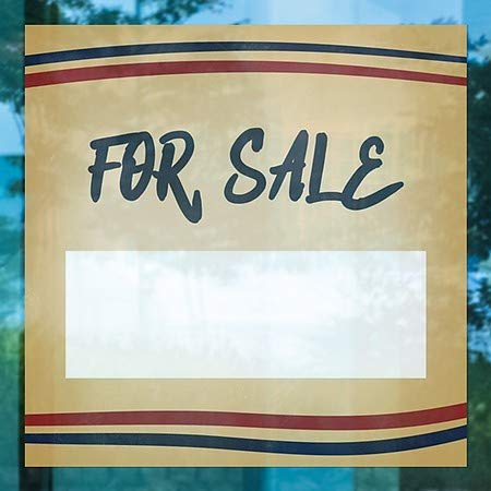 CGSignLab | За Продажба-Ленти За Носталгија Држење На Прозорецот | 12 x12