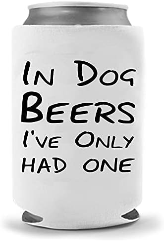 Кул Крајбрежни Производи | Кученце Кученце Пиво Колачиња | Смешни Подароци За Куче Мајка Тато | Може Ракави Смешно Пиво Може Колачиња | Неопренови Изолирани | Пијала?