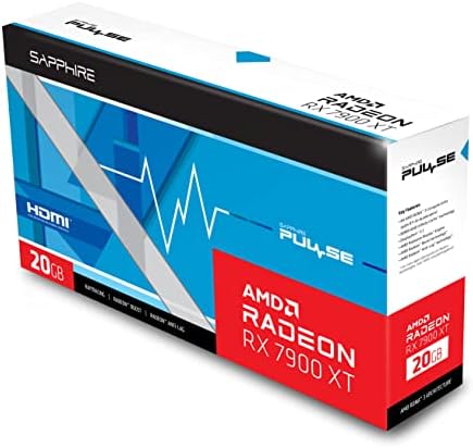 Сафир 11323-02-20ГР ПУЛС AMD Rdeon RX 7900 XT Игри Графичка Картичка СО 20GB GDDR6, AMD RDNA 3