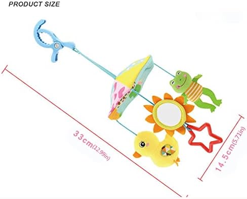npkgvia бебешка жаба форма удобност плишано играчка количка за животински приврзоци што висат чадор кревет виси бар був кадифен