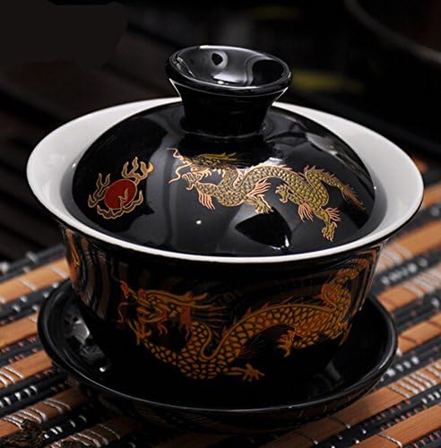 Мојши Кинески порцелан Гаиван цветен змеј Традиција Санкаи чај чај чај сет најдобар подарок