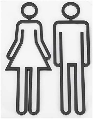 Алипис Метални Знаци Менс Налепници Знаци За Бања Мажи Жени Тоалет Знак Тоалет Знак За Тоалет Врата За Бања Знак Плакета За Канцеларии