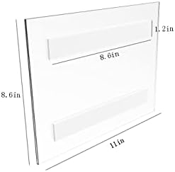 Texturedisplays® Јасен Прозорец Знаци Плексиглас Акрилик Функција 11w x 8.5 h Пејзаж Рамка Ѕид Планината 12067-12PK-NPF