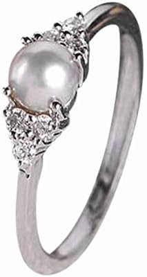 2023 година Нов женски бисер дијамант запишан стилски прстен за прстен за прстен на прстен 1
