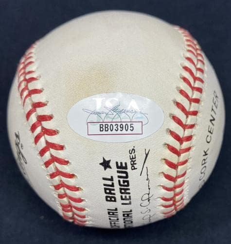 Вили Мејс 660 потпишан бејзбол JSA LOA - Автограмирани бејзбол
