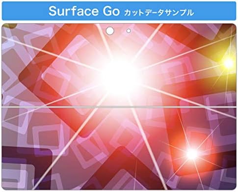 Декларална покривка на igsticker за Microsoft Surface Go/Go 2 Ultra Thin Protective Tode Skins Skins 002164 Шема шарена