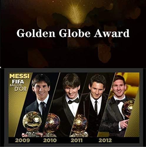 ОГГО Светски фудбалер Златна топка награда Фудбалски трофеи модел Уметнички трофеи за колекции, сувенири, навивачи, декорација на домови, подароци,