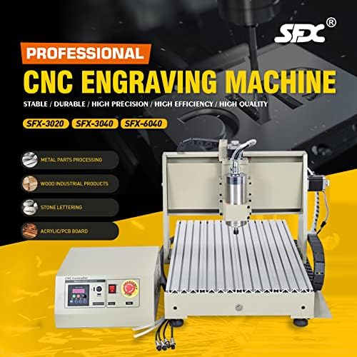 Професионална машина за гравирање на ЦПУС со големина 550 * 36240mm CNC рутер метал гравура машина 3-оски за дрвени индустриски производи, акрилик,