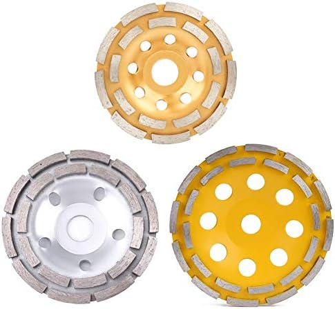 Xmeifeits Универзални алатки 115/125/180мм дијамант со двојно мелење диск од тули бетон исечен диск за мелење за мелење стакло керамика