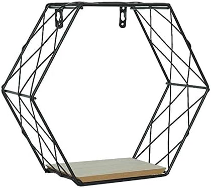 NC Едноставен шуплив хексагонален дисплеј решетка за куќи за дневна соба за декорација на решетки за повеќекратно решение за складирање