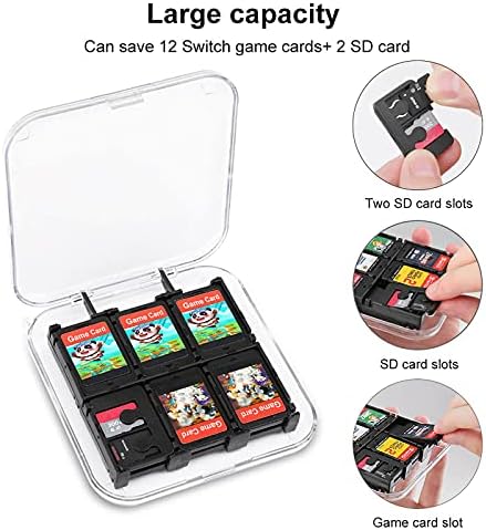 Јас не сум кутија за складирање на картички со еднорог, тврда заштитна кутија за организатор за Nintendo Switch